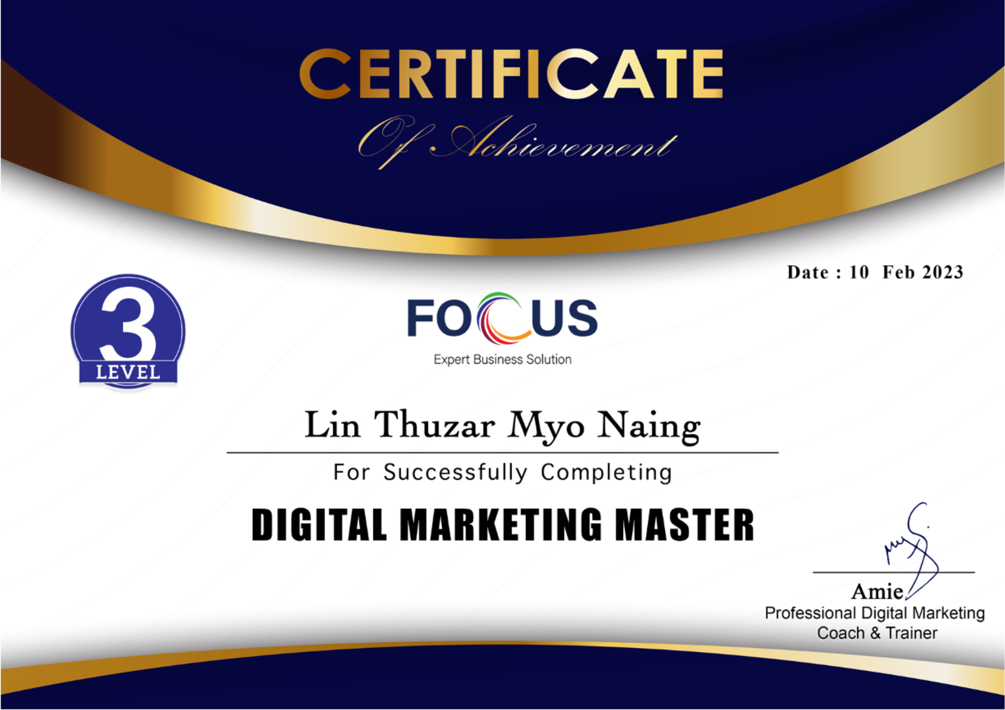 Colorful Geometric Modern Certicate of Participation